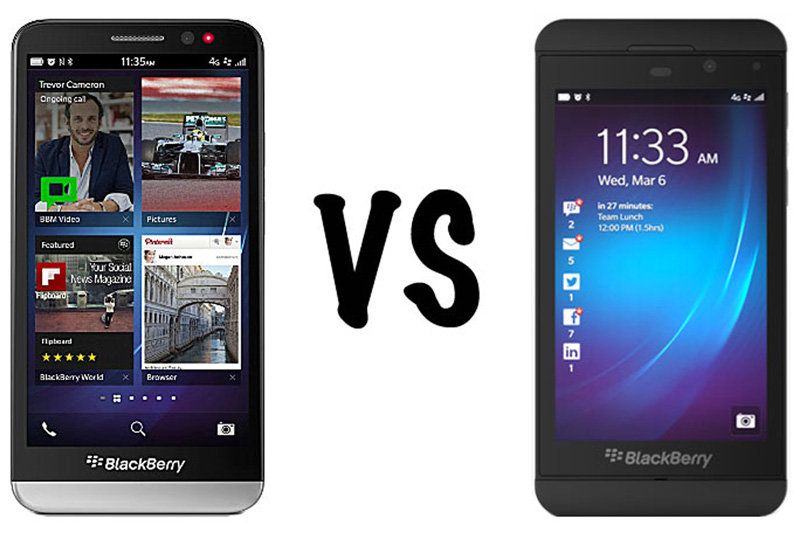 BlackBerry Z30 vs BlackBerry Z10: Qual é a diferença?