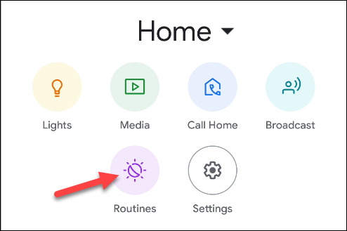 rutine aplikacije google home
