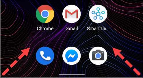 Σύρετε από κάτω αριστερά ή δεξιά στην οθόνη για να ανοίξετε το Google Assistant στο Android.