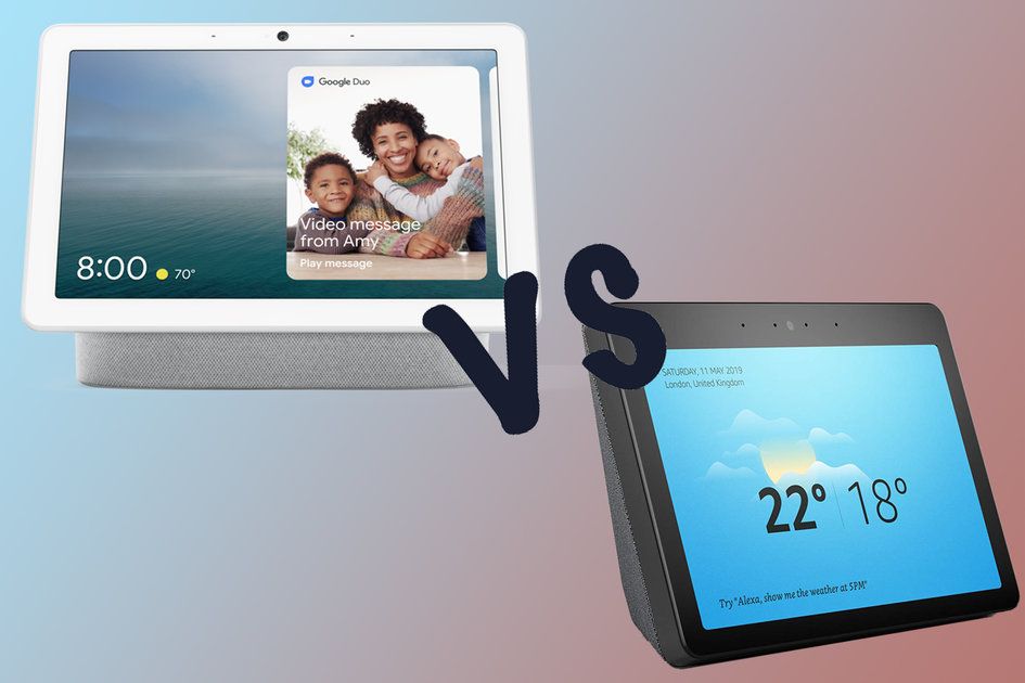 Google Nest Hub Max vs Amazon Echo Show: Què heu de comprar?