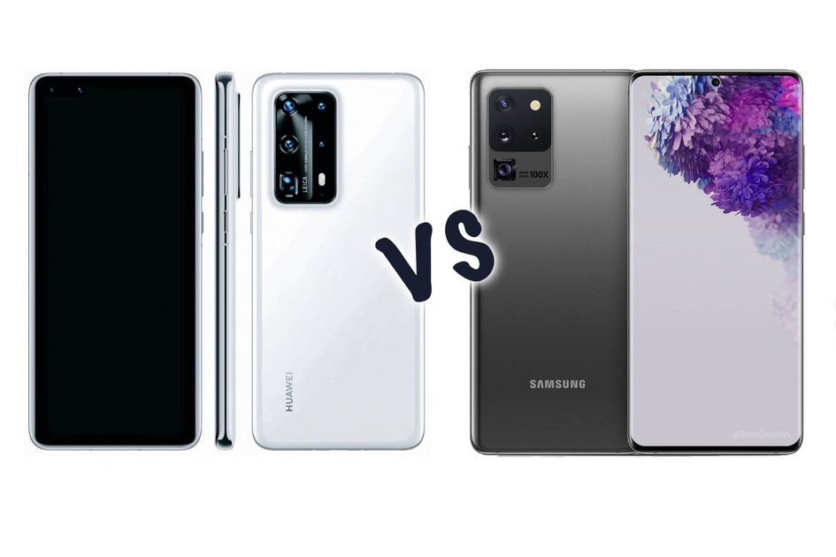 Huawei P40 Pro + بمقابلہ Samsung Galaxy S20 Ultra: Battle of the super phones