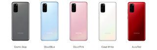 Colors de l'Samsung S20: Tots els colors per als nous Samsung Galaxy S20, S20 + i S20 Ultra