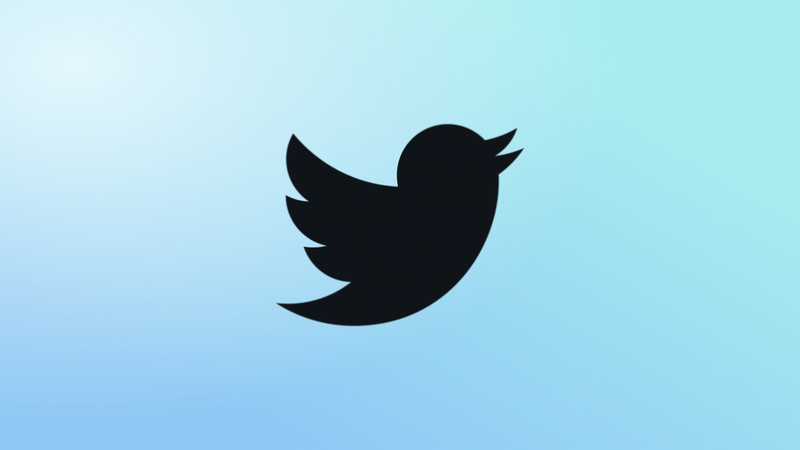 Logotip blau de Twitter.