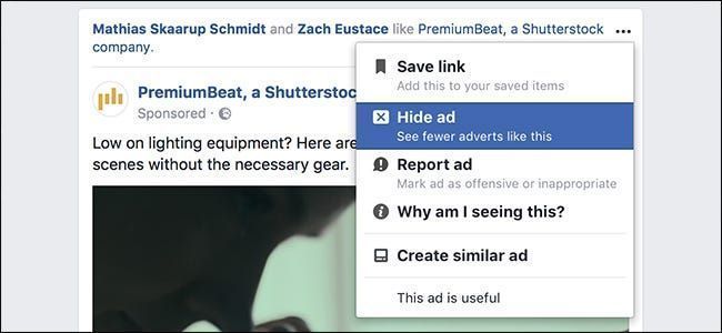 Πώς να αποκρύψετε συγκεκριμένες διαφημίσεις στο Facebook