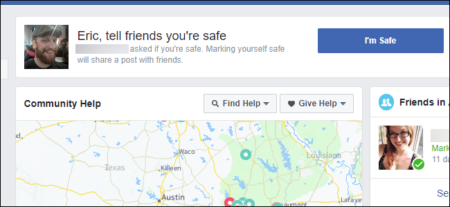 Com marcar-se com a segur a Facebook durant una emergència