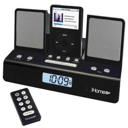 despertador iHome2go iPod com alto-falante