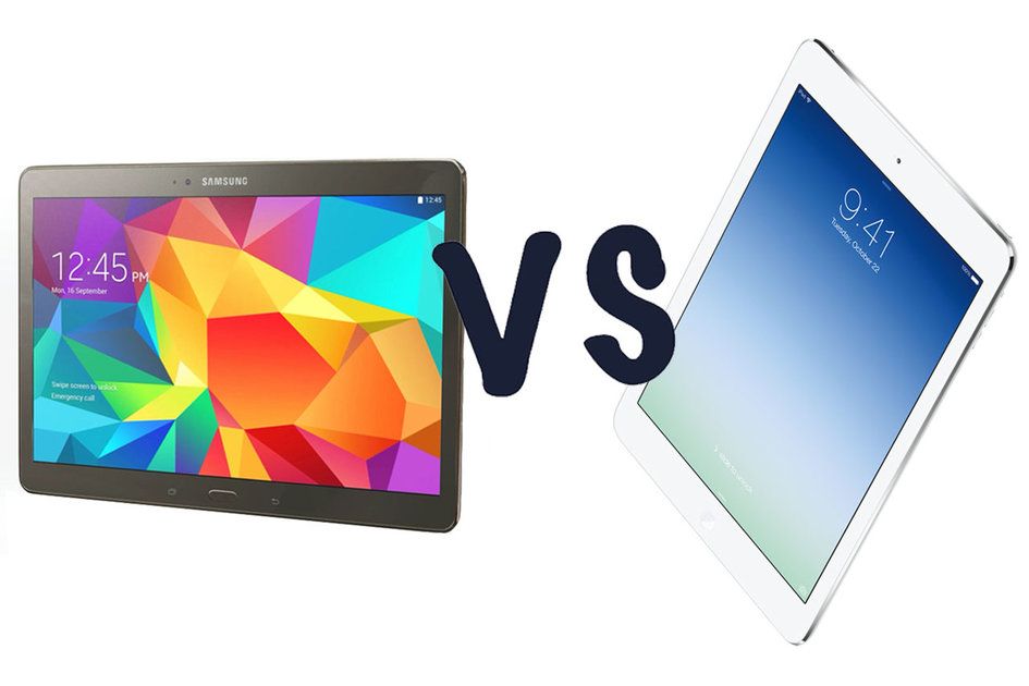 Samsung Galaxy Tab S (10.5) vs Apple iPad Air: Aký je rozdiel?