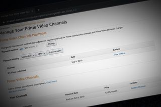 Jak zrušit obrázek kanálů Amazon Prime Video a předplatné aplikací 3