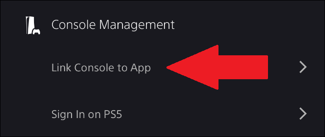 vincular la consola ps5 a la aplicación playstation