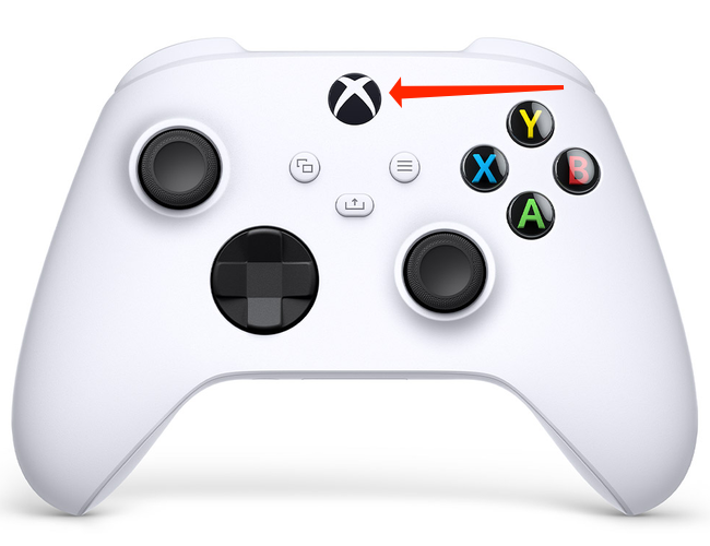 Πατήστε παρατεταμένα το κουμπί με το λογότυπο Xbox για έξι δευτερόλεπτα για να απενεργοποιήσετε το ασύρματο χειριστήριο Xbox όταν αυτό