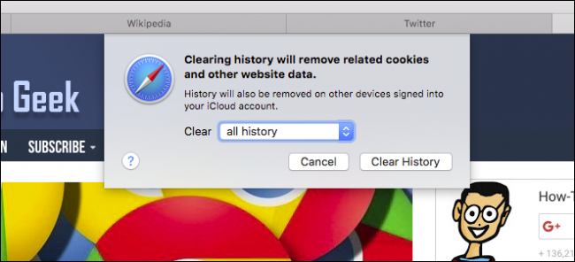 Ako vymazať históriu prehliadania Safari a súbory cookie v systéme OS X