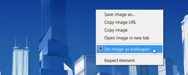Как да зададете изображение като тапет от Google Chrome