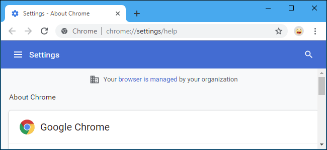 Miksi Chrome sanoo, että sitä hallinnoi organisaatiosi?