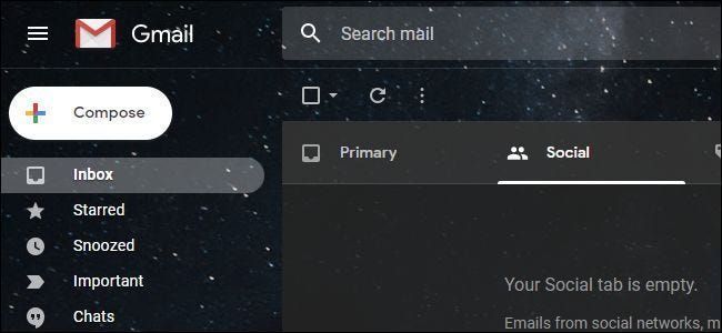 Cómo habilitar el modo oscuro para Gmail