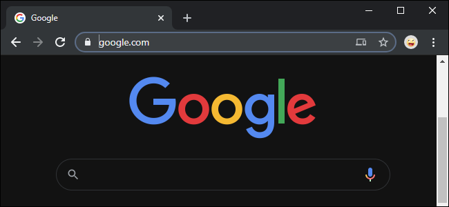 Chrome obliga al modo oscuro en Google