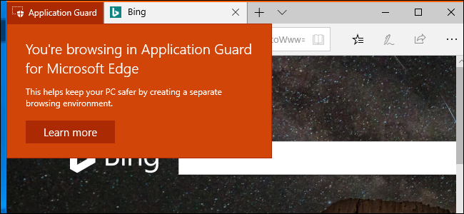 Come abilitare Windows Defender Application Guard per Microsoft Edge