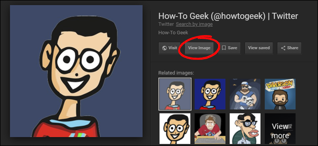 Cómo recuperar el botón Ver imagen en la búsqueda de imágenes de Google