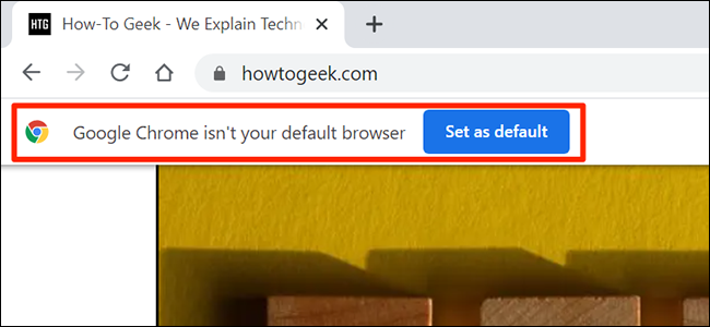 Как запретить веб-браузерам запрашивать использование браузера по умолчанию