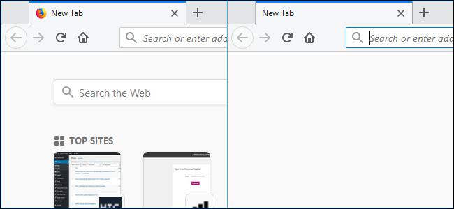 Firefox의 새 탭 페이지를 변경하거나 사용자 정의하는 방법