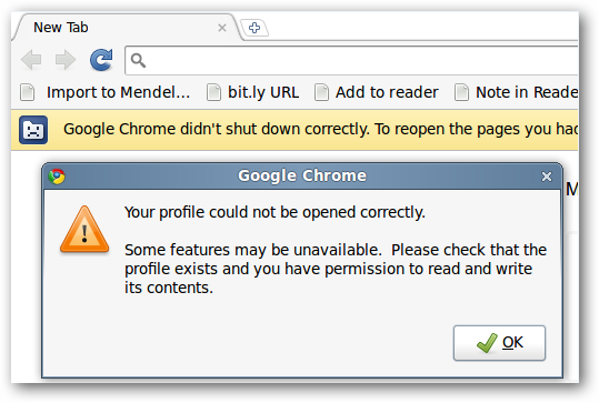 استرجع معظم ملف تعريف Google Chrome الخاص بك بعد تعطل نظام Linux