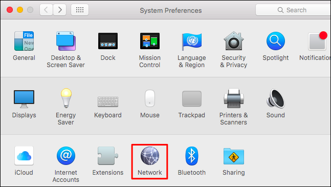 Savā Mac datorā atveriet System Preferences un izvēlieties