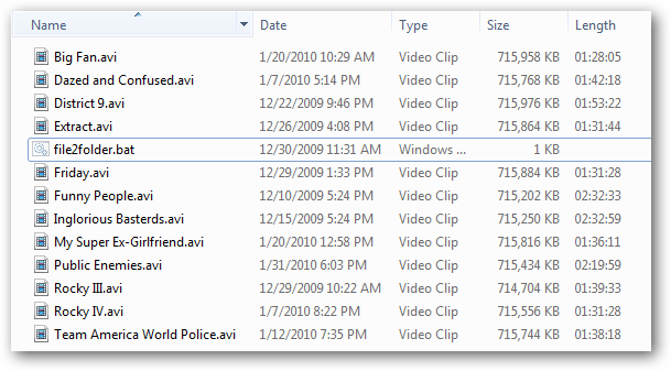Aggiungi immagini e metadati alla libreria di film di Windows 7 Media Center