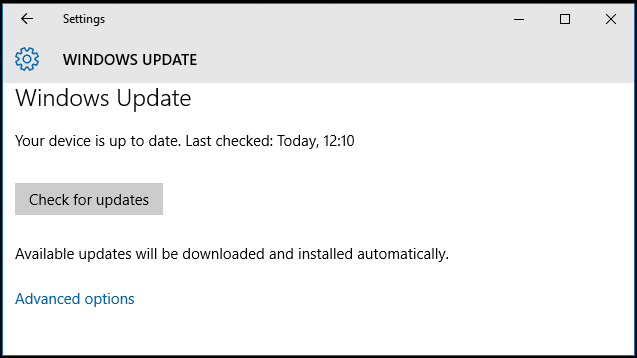So erstellen Sie eine Verknüpfung zu Windows Update in Windows 10