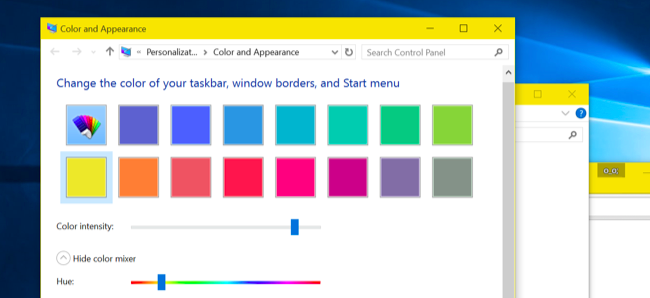 Cómo obtener barras de título de ventana de color en Windows 10 (en lugar de blanco)