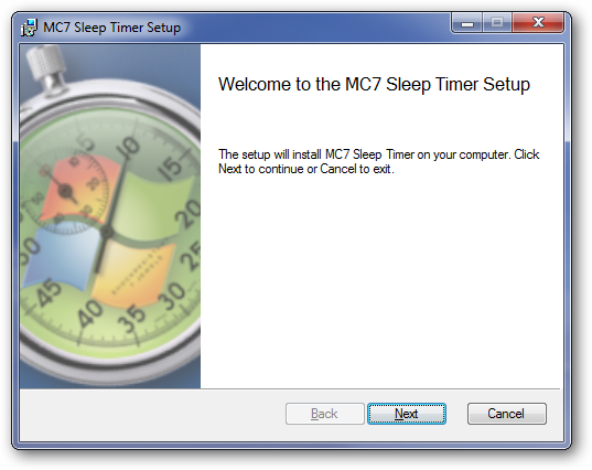 Tambahkan Pengatur Waktu Tidur ke Windows 7 Media Center