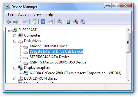 Acelere los discos duros USB externos en Windows 7 o Vista