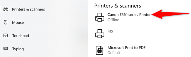 Valitse tulostin.