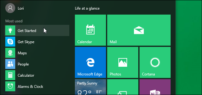 Como remover itens da lista mais usada no menu Iniciar do Windows 10