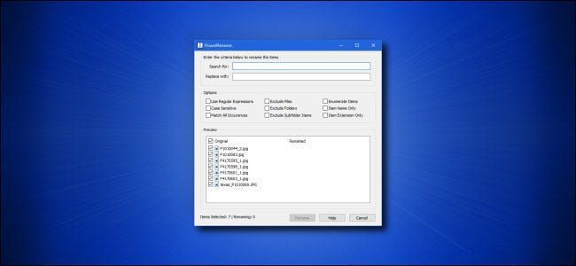 Come rinominare facilmente i file in batch su Windows 10