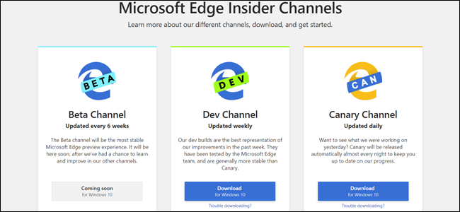 Stiahnuť: Vyskúšajte nový prehliadač Edge založený na prehliadači Chromium od spoločnosti Microsoft