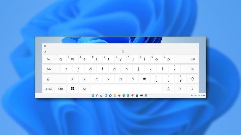 Cómo cambiar el tamaño del teclado táctil en Windows 11