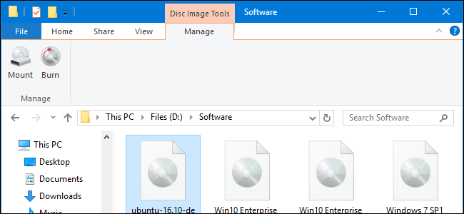 Com muntar una imatge ISO a Windows 7, 8 i 10