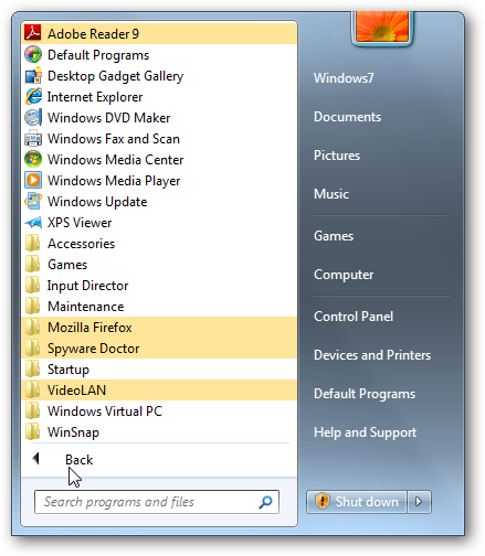 Rask tips: Deaktiver utheving av nye programmer i Windows 7, Vista og XP