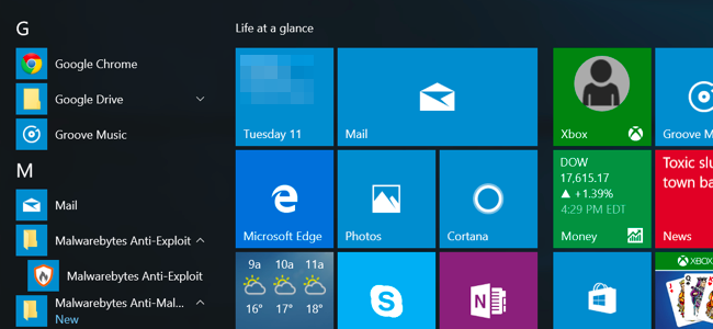 So organisieren und fügen Sie Verknüpfungen zur Liste aller Apps unter Windows 10 hinzu