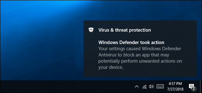 Slik aktiverer du Windows Defender's Secret Crapware Blocker