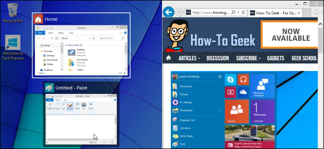 Windows 10에서 Snap Assist 및 2×2 Snap을 사용하는 방법