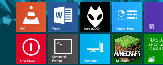 So erstellen Sie benutzerdefinierte Windows 8-Kachelsymbole für jedes Desktop-Programm