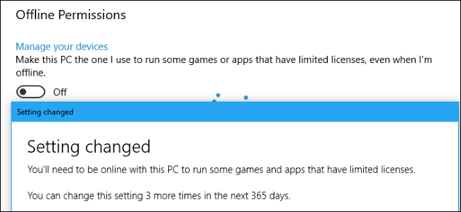 Windows 10 스토어 게임을 오프라인으로 플레이하는 방법