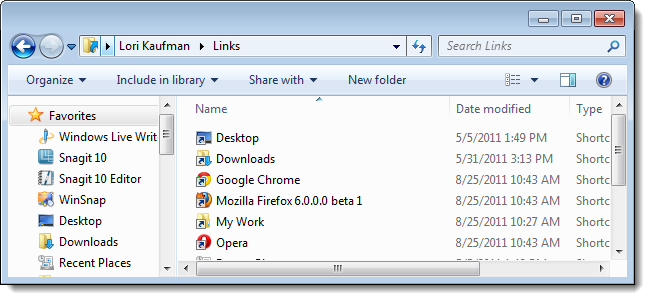 Cara Menambahkan Aplikasi ke Daftar Favorit Windows 7 Explorer