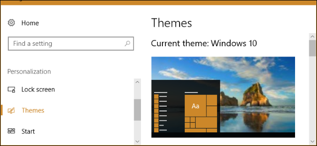 Come installare temi desktop su Windows 10