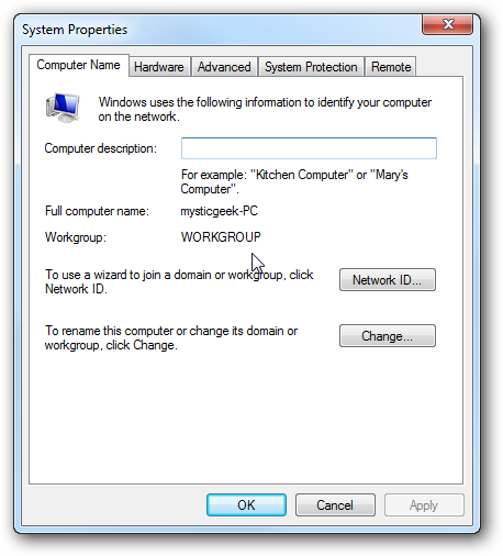 Comparta archivos e impresoras entre Windows 7 y XP