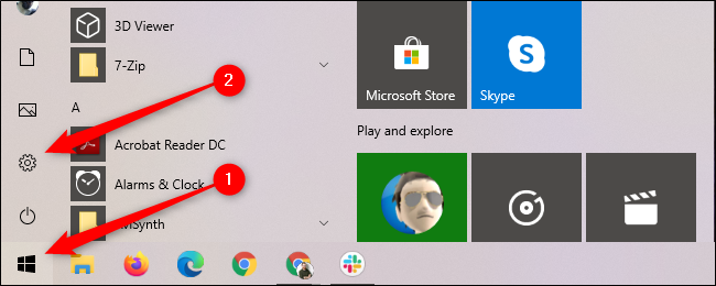 Postavke sustava Windows 10